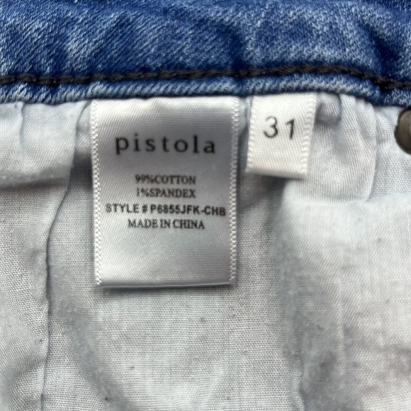 Pistola Ankle Crop High Rise Zipper Hem Size 31 - Picture 10 of 16